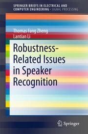 Cover von Robustness-Related Issues in Speaker Recognition