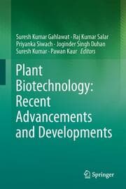 Cover von Plant Biotechnology: Recent Advancements and Developments