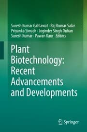 Cover von Plant Biotechnology: Recent Advancements and Developments