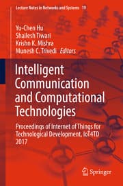 Cover von Intelligent Communication and Computational Technologies