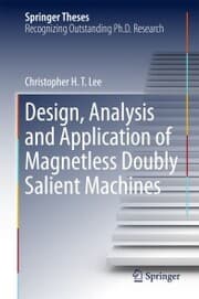 Cover von Design, Analysis and Application of Magnetless Doubly Salient Machines