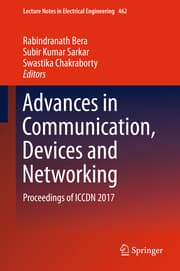 Cover von Advances in Communication, Devices and Networking