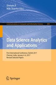 Cover von Data Science Analytics and Applications