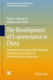 Cover von The Development of E-governance in China