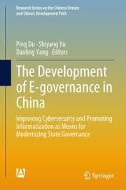 Cover von The Development of E-governance in China