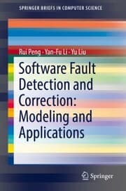 Cover von Software Fault Detection and Correction: Modeling and Applications