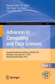 Cover von Advances in Computing and Data Sciences