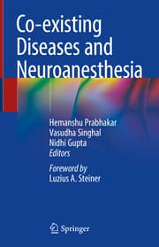 Cover von Co-existing Diseases and Neuroanesthesia