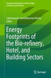 Cover von Energy Footprints of the Bio-refinery, Hotel, and Building Sectors