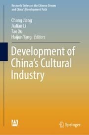 Cover von Development of China's Cultural Industry