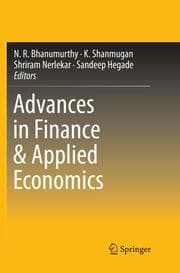 Cover von Advances in Finance & Applied Economics