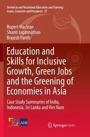 Cover von Education and Skills for Inclusive Growth, Green Jobs and the Greening of Economies in Asia