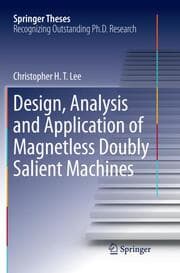 Cover von Design, Analysis and Application of Magnetless Doubly Salient Machines
