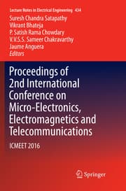 Cover von Proceedings of 2nd International Conference on Micro-Electronics, Electromagnetics and Telecommunications