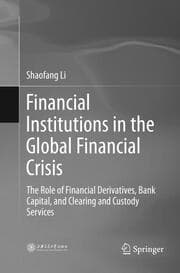 Cover von Financial Institutions in the Global Financial Crisis