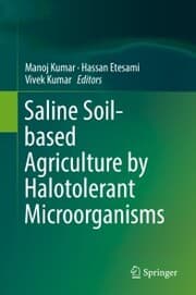 Cover von Saline Soil-based Agriculture by Halotolerant Microorganisms