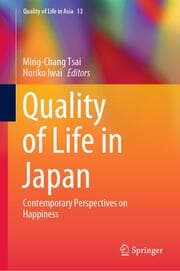 Cover von Quality of Life in Japan