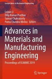 Cover von Advances in Materials and Manufacturing Engineering