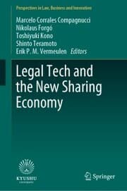 Cover von Legal Tech and the New Sharing Economy