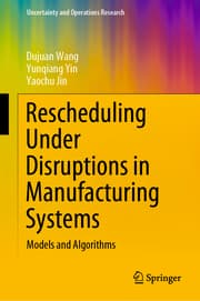 Cover von Rescheduling Under Disruptions in Manufacturing Systems