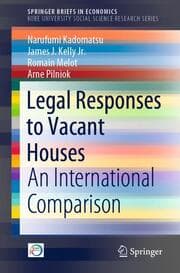 Cover von Legal Responses to Vacant Houses