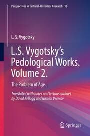 Cover von L.S. Vygotskys Pedological Works. Volume 2.
