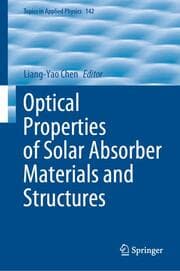 Cover von Optical Properties of Solar Absorber Materials and Structures