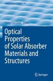 Cover von Optical Properties of Solar Absorber Materials and Structures