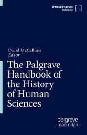 Cover von The Palgrave Handbook of the History of Human Sciences