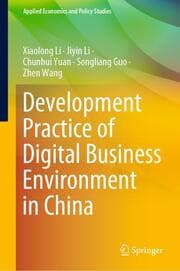 Cover von Development Practice of Digital Business Environment in China