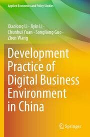Cover von Development Practice of Digital Business Environment in China