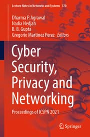 Cover von Cyber Security, Privacy and Networking