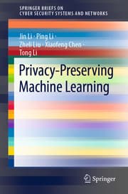 Cover von Privacy-Preserving Machine Learning
