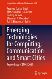 Cover von Emerging Technologies for Computing, Communication and Smart Cities