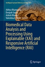Cover von Biomedical Data Analysis and Processing Using Explainable (XAI) and Responsive Artificial Intelligence (RAI)