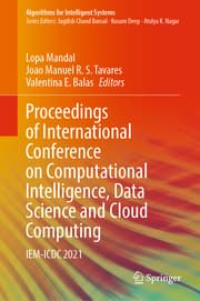 Cover von Proceedings of International Conference on Computational Intelligence, Data Science and Cloud Computing