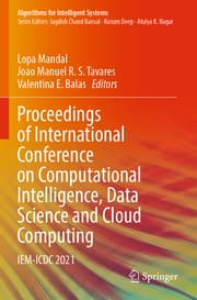 Cover von Proceedings of International Conference on Computational Intelligence, Data Science and Cloud Computing