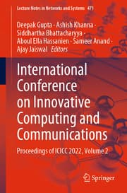 Cover von International Conference on Innovative Computing and Communications