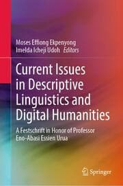 Cover von Current Issues in Descriptive Linguistics and Digital Humanities