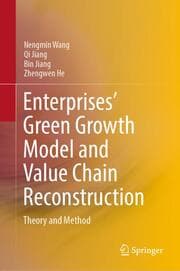 Cover von Enterprises Green Growth Model and Value Chain Reconstruction