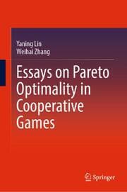 Cover von Essays on Pareto Optimality in Cooperative Games