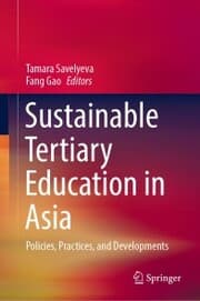 Cover von Sustainable Tertiary Education in Asia
