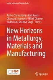 Cover von New Horizons in Metallurgy, Materials and Manufacturing