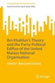 Cover von Ibn Khaldun's Theory and the Party-Political Edifice of the United Malays National Organisation