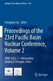 Cover von Proceedings of the 23rd Pacific Basin Nuclear Conference 2