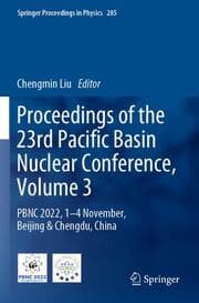Cover von Proceedings of the 23rd Pacific Basin Nuclear Conference 3