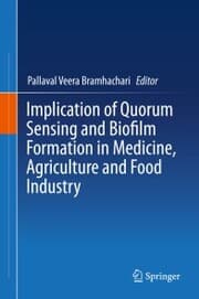 Cover von Implication of Quorum Sensing and Biofilm Formation in Medicine, Agriculture and Food Industry