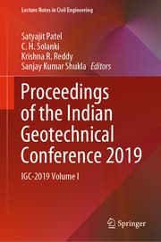 Cover von Proceedings of the Indian Geotechnical Conference 2019