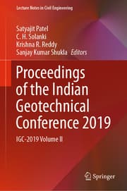 Cover von Proceedings of the Indian Geotechnical Conference 2019
