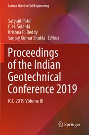 Cover von Proceedings of the Indian Geotechnical Conference 2019